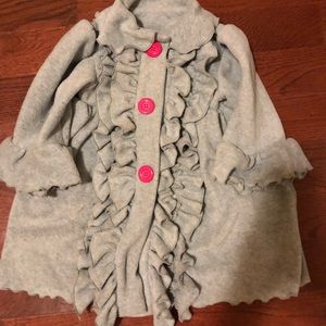 Adorable ruffle winter coat